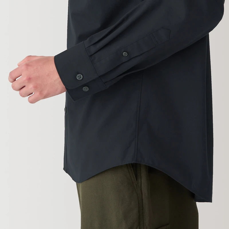 Men's Washed Broadcloth Long Sleeve Shirt