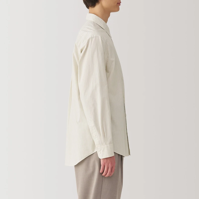 Men's Broadcloth Striped Long Sleeve Shirt