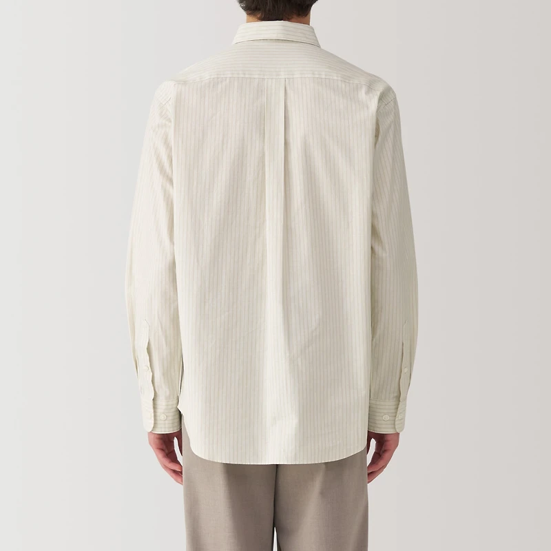 Men's Broadcloth Striped Long Sleeve Shirt