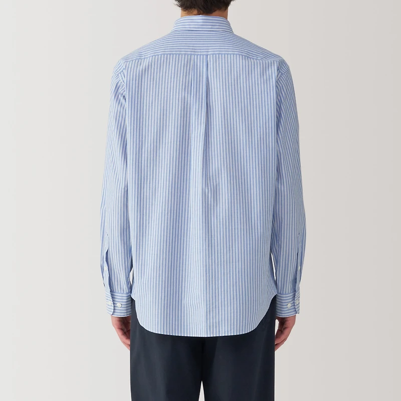 Men's Broadcloth Striped Long Sleeve Shirt