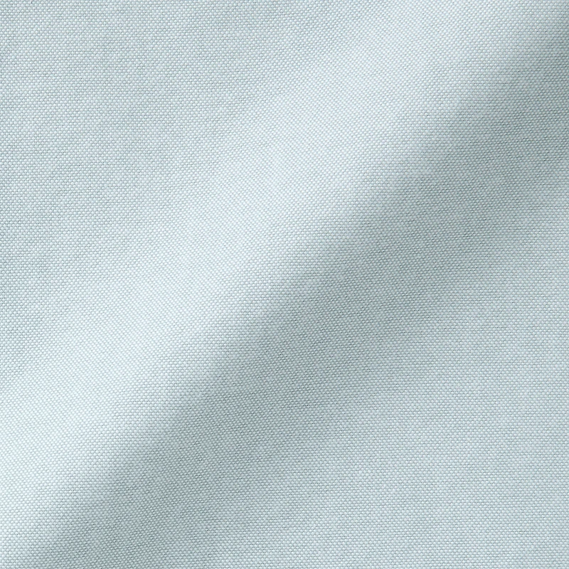 Men's Washed Oxford Stand Collar Long Sleeve Shirt