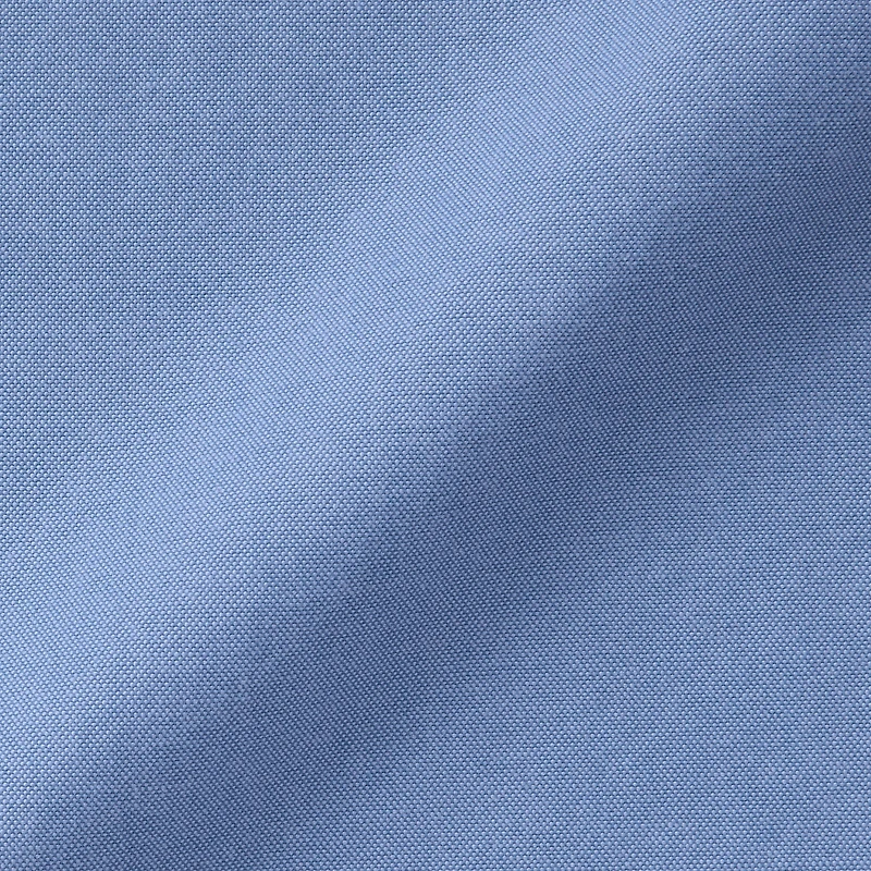 Men's Washed Oxford Stand Collar Long Sleeve Shirt