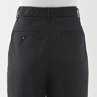 Women's Hemp Blend Twill Darted Wide Pants