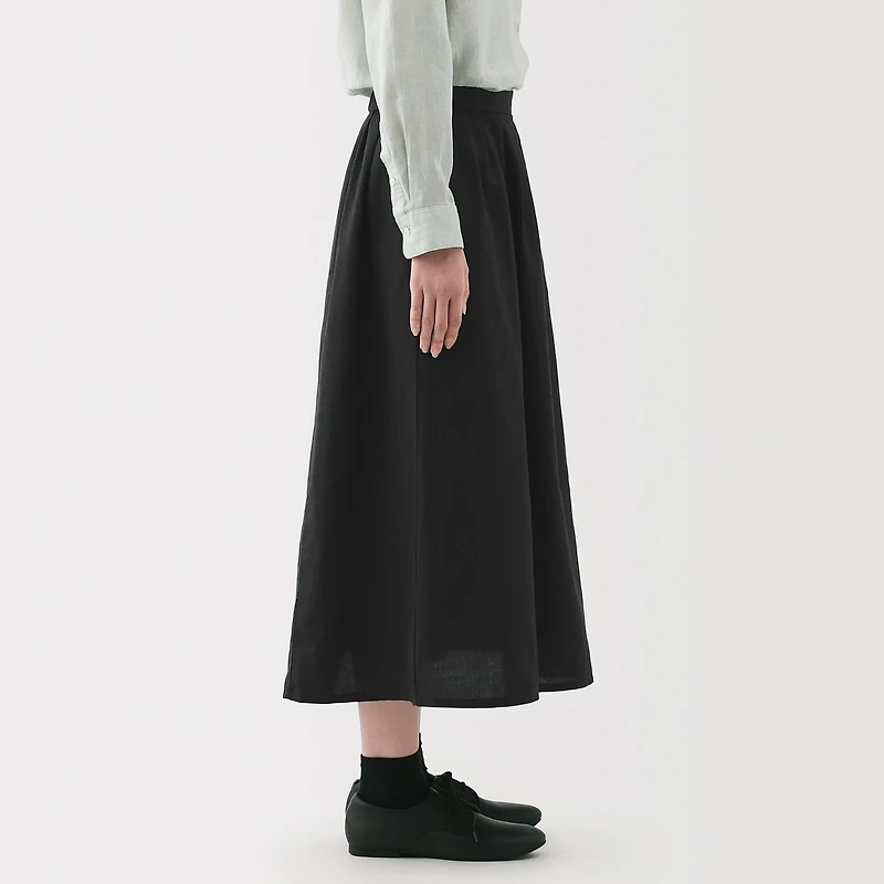 Women's Hemp Cotton Easy Long Skirt