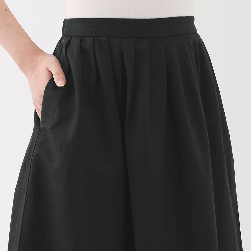 Women's Hemp Cotton Easy Long Skirt