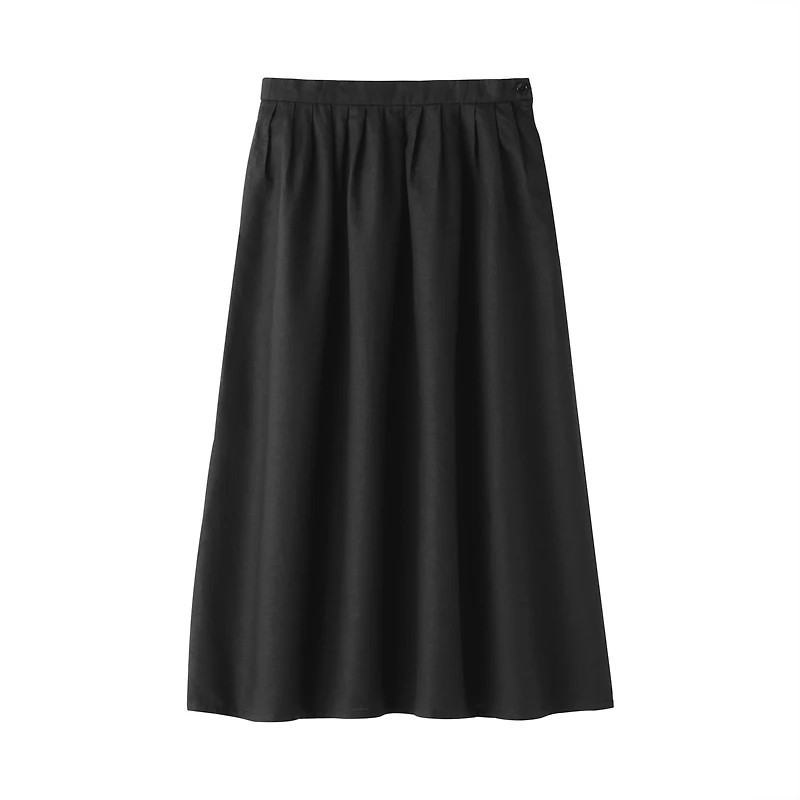 Women's Hemp Cotton Easy Long Skirt