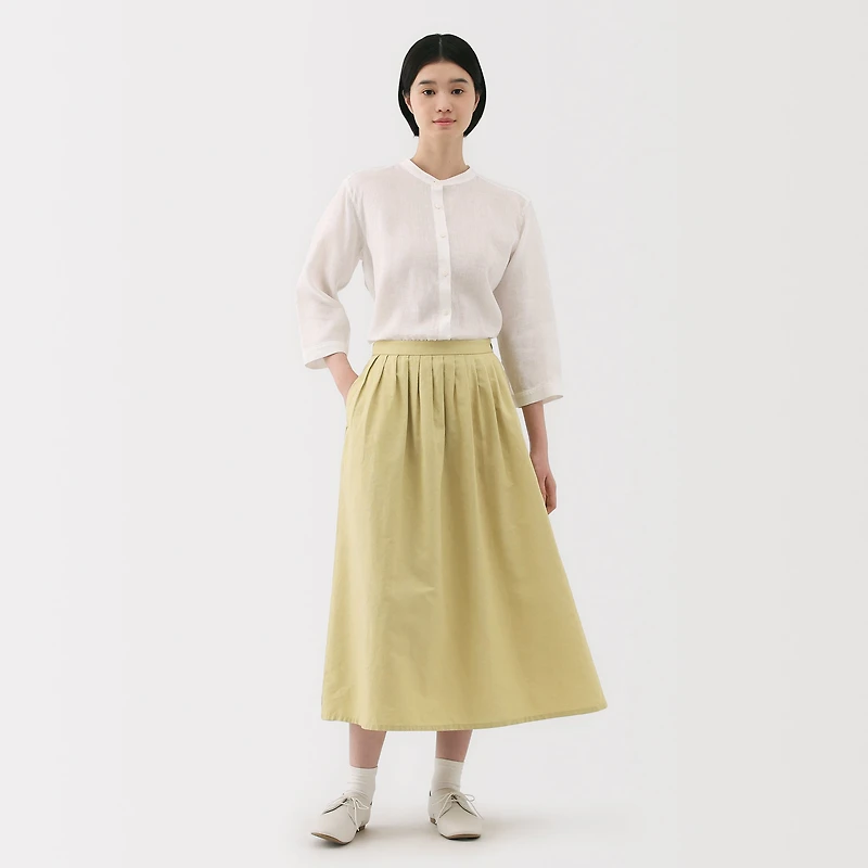 Women's Hemp Cotton Easy Long Skirt