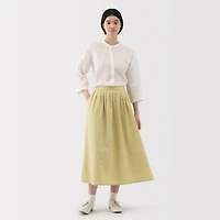 Women's Hemp Cotton Easy Long Skirt