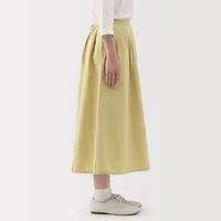 Women's Hemp Cotton Easy Long Skirt