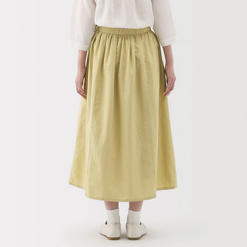 Women's Hemp Cotton Easy Long Skirt