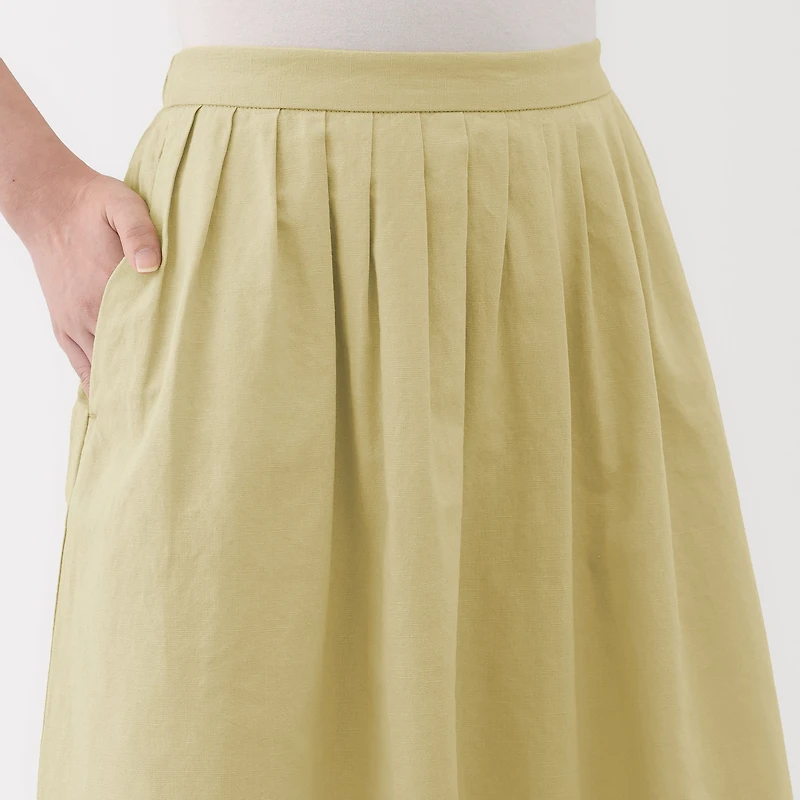 Women's Hemp Cotton Easy Long Skirt