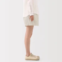 Women's Hemp Cotton Striped Easy Shorts
