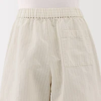 Women's Hemp Cotton Striped Easy Shorts