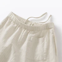 Women's Hemp Cotton Striped Easy Shorts