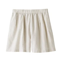 Women's Hemp Cotton Striped Easy Shorts