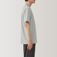 Men's Washed Heavy Weight Crew Neck Short Sleeve T-Shirt