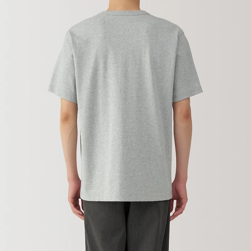 Men's Washed Heavy Weight Crew Neck Short Sleeve T-Shirt
