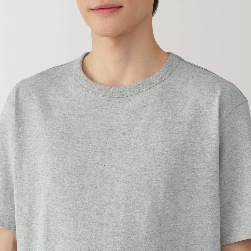 Men's Washed Heavy Weight Crew Neck Short Sleeve T-Shirt
