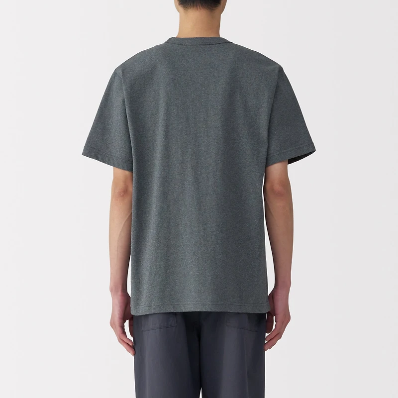 Men's Washed Heavy Weight Crew Neck Short Sleeve T-Shirt
