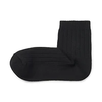 Right Angle Loose Top Ribbed Short Socks