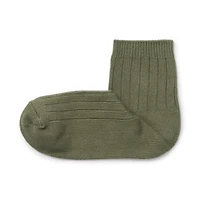 Right Angle Loose Top Ribbed Short Socks