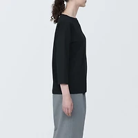 Women's Jersey Boat Neck 3/4 Sleeve T-Shirt