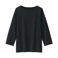 Women's Jersey Boat Neck 3/4 Sleeve T-Shirt