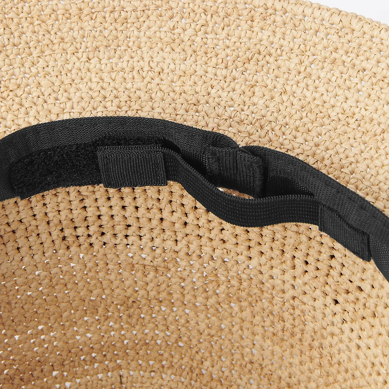 Raffia Foldable Fedora Hat