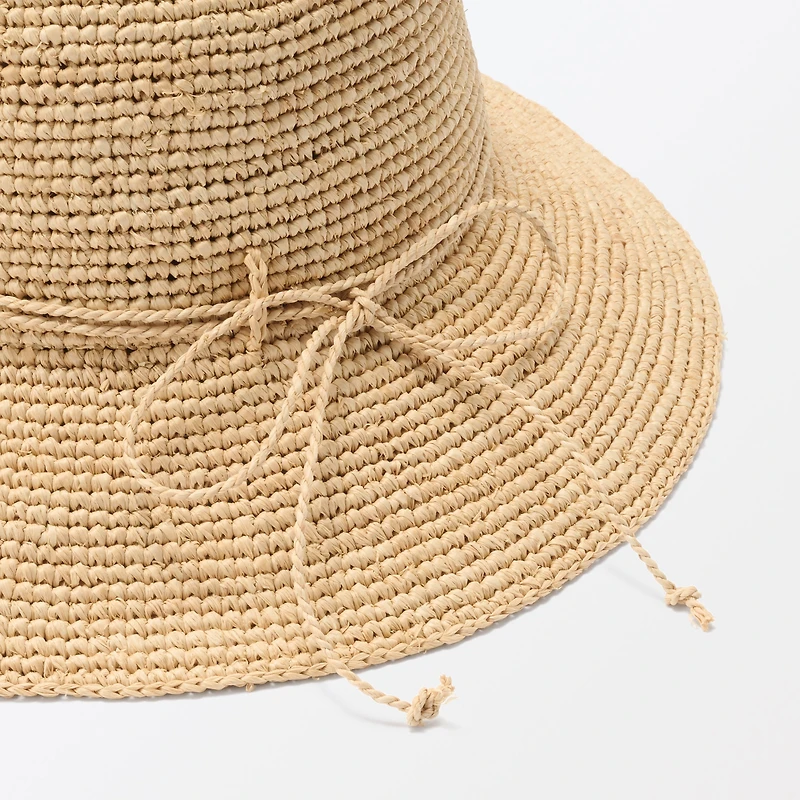 Raffia Foldable Capeline Hat