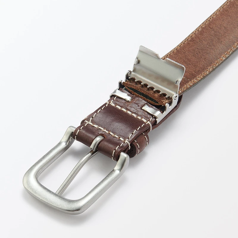 Vegetable Tannin Leather Adjustable Belt