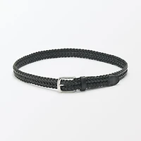 Tanned Leather Hand-Knitted Belt