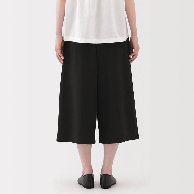 Women's Breathable Seersucker Easy Cropped Pants