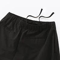 Women's Breathable Seersucker Easy Cropped Pants