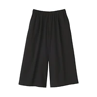 Women's Breathable Seersucker Easy Cropped Pants