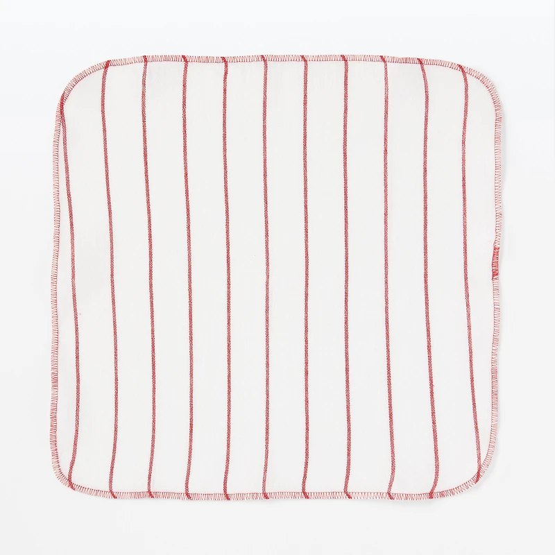 Indian Cotton Kitchen Cloths - Red (6 Pack)