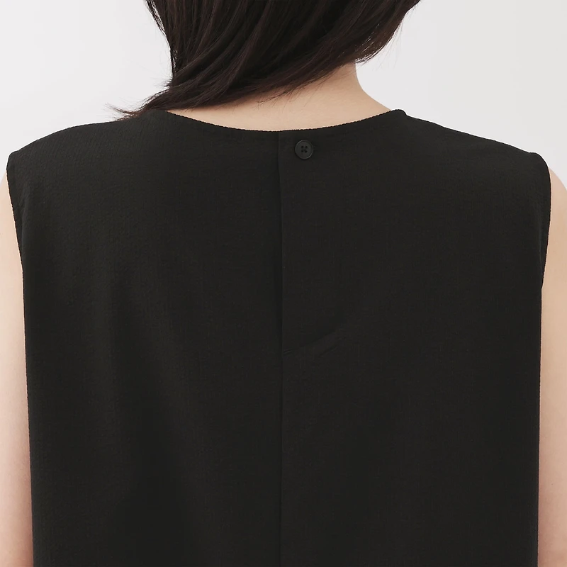 Women's Breathable Seersucker Sleeveless Dress