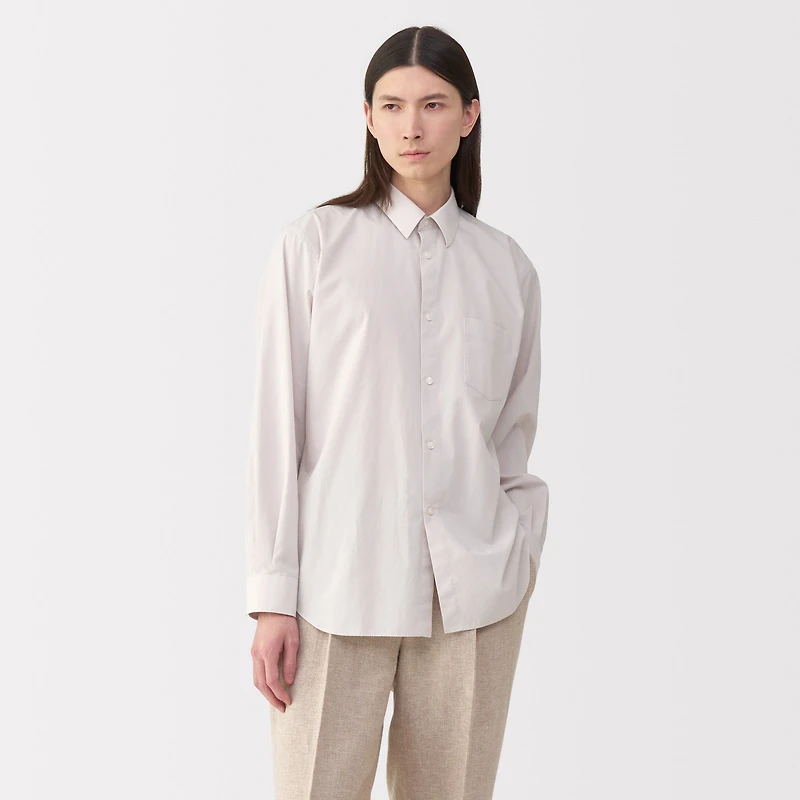 Labo Men's Poplin Regular Collar Shirt