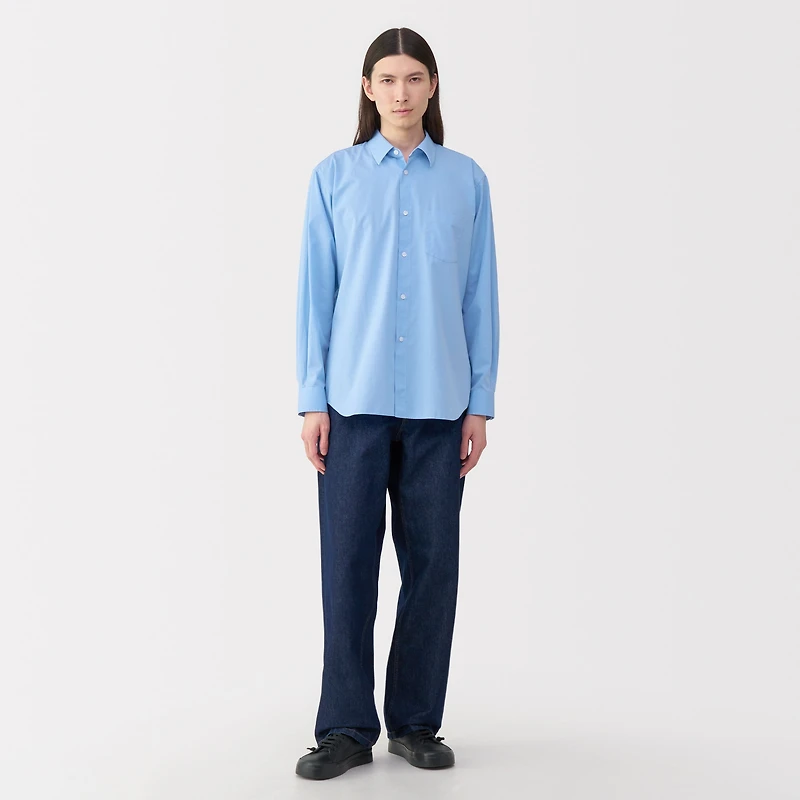 Labo Men's Poplin Regular Collar Shirt