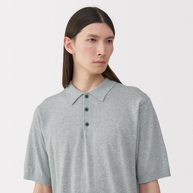 Labo Men's Cotton High Gauge Knit Polo
