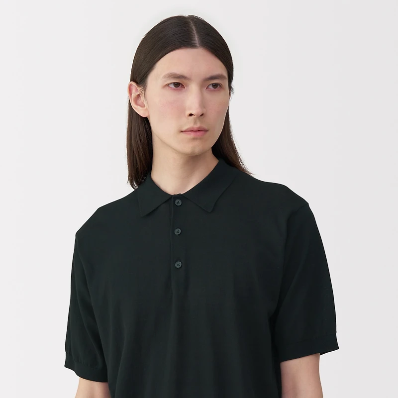 Labo Men's Cotton High Gauge Knit Polo