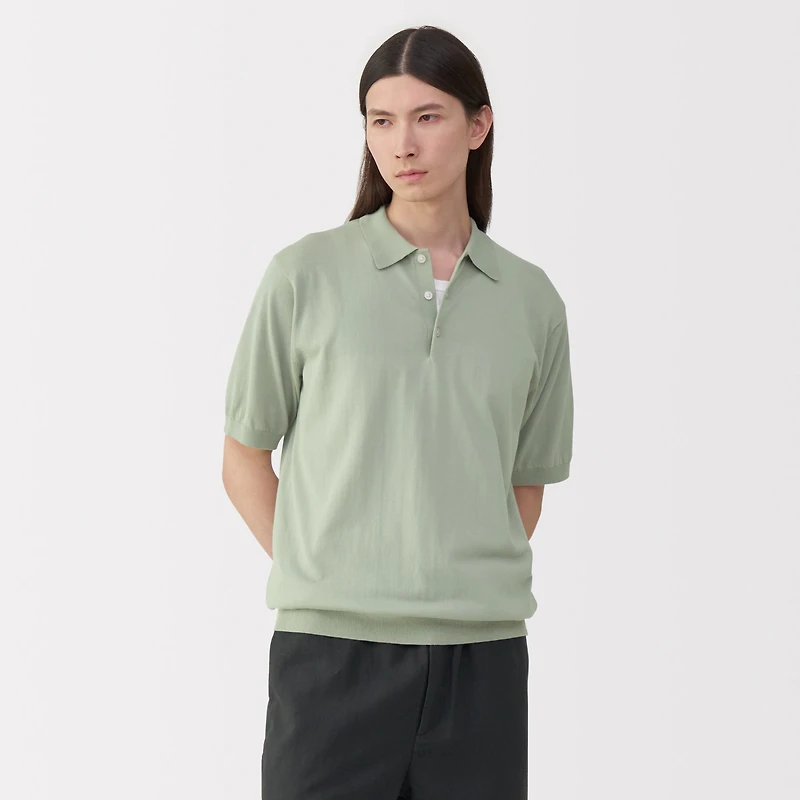 Labo Men's Cotton High Gauge Knit Polo