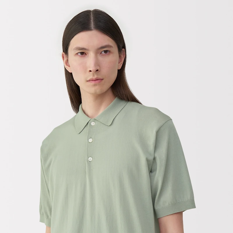 Labo Men's Cotton High Gauge Knit Polo