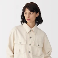 Labo Women's Washi Blend Twill Trucker Jacket