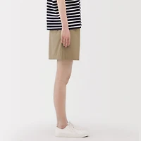 Women's Washed Broadcloth Shorts