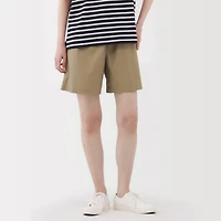 Women's Washed Broadcloth Shorts