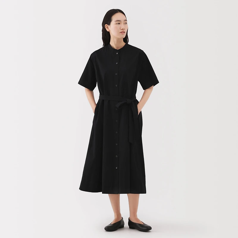 Women's Cool Touch Short Sleeve Shirt Dress