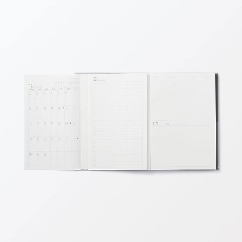 A5 Viewable-At-Once Monthly/Daily Planner From Dec. 2025