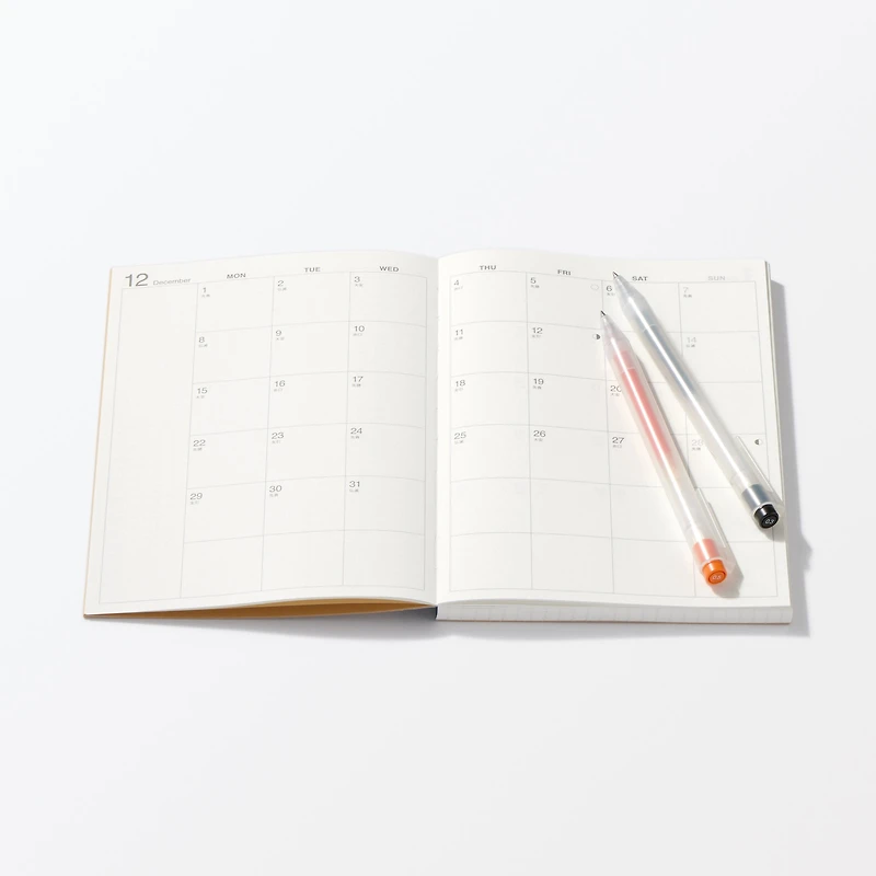 B6 Monthly/Weekly Planner From Dec. 2025