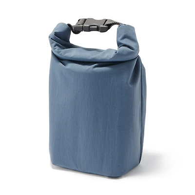 Adjustable Roll-Top Lunch Bag Smoky Blue - Small