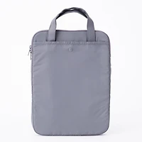 Parachute Cloth Tall Laptop Bag - Grey